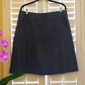 W by Worth A-Line Dressy Denim Skirt